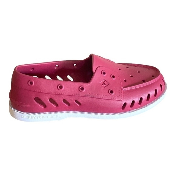 SPERRY Top-Sider Loafer A/O Non Marking Boat Shoe Red Size 11 NWT - Picture 6 of 14